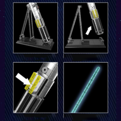 Mould King 10139 Star Wars Guardian Blade Life-Sized Replica Anakin´s Lightsaber with Stand 1089Pcs Building Blocks Kids Toy Mould King 10139 Guardian Blade Life-Sized Replica Lightsaber with Stand