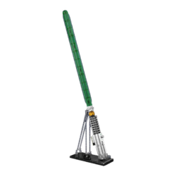 Mould King 10140 Cosmic Knight's Laser Light Sword Life-Sized Replica with Green Lighting and Holder