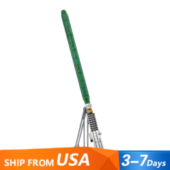 Mould King 10140 Cosmic Knight's Laser Light Sword Life-Sized Replica with Green Lighting and Holder