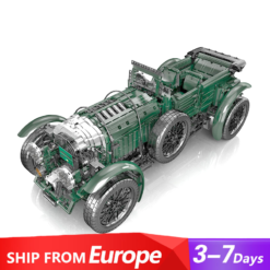 Mould King 13191 Remote Control 4.5-litre Oldtimer Model 1930s Blower Technology Clamp Car