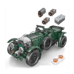 Mould King 13191 Remote Control 4.5-litre Vintage Model 1930s Blower Clamp Car Technic 3918Pcs Building Blocks Kids Toy Mould King 13191 Remote Control 4.5-litre Oldtimer Model 1930s Blower Technology Clamp Car