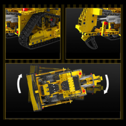 Mould King 15084 D11 Bulldozer Remote Control Model Construction Vehicle Technic 1508Pcs Building Blocks Bricks Kids Toy Mould King 15084 D11 Technique Bulldozer Remote Control Model Construction Vehicle