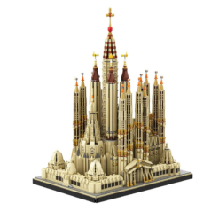 Sagrada Familia Catholic Church MOC 65795 Medieval Architecture 10075Pcs Building Blocks Kids Toy Sagrada Familia MOC 65795 Catholic Church