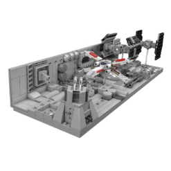 WBBW Star Wars JG049 MOC Death Star Trench Run Diorama