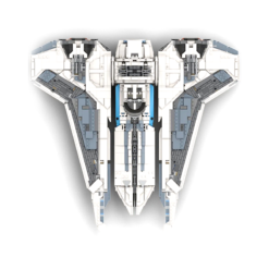 Kom'rk Mandalorian Gauntlet MOC 188327 GoBricks Space Ship