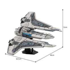 Kom'rk Mandalorian Gauntlet Star Wars MOC 188327 Space Ship 2987Pcs Building Blocks Kids Toy Kom'rk Mandalorian Gauntlet MOC 188327 GoBricks Space Ship