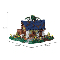 Olivia's Get Away Medieval Architecture MOC 35444 Creator 3178Pcs Building Blocks Kids Toy Olivia's Get-Away MOC 35444