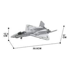 YF-23 Black Widow II MOC 41847 Military Aircraft Fighter Jet 2137Pcs Building Blocks Kids Toy YF-23 Black Widow II Military MOC 41847