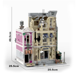 Last of Us Apocalypse Police Station MOC 66832 Building 2689Pcs Building Blocks Kids Toy Apocalypse Police Station MOC 66832 Deal Studio Building