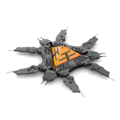 Apophis' Mothership MOC 128807 GoBricks Space Ship