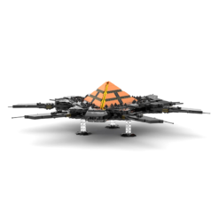 Stargate Apophis' Mothership MOC 128807 Space Ship 2187Pcs Building Blocks Kids Toy Apophis' Mothership MOC 128807 GoBricks Space Ship