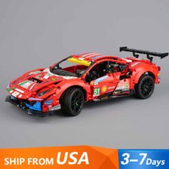 42125 Ferrari 488 GTE Lepin 40031 Technic Super Sports Race Car Hyper Car Building Blocks Kids Toy