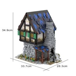 Medieval Smithy Modular Building MOC 44070 Medieval Architecture 2997Pcs Building Blocks Kids Toy The Medieval Smithy Modular Building MOC 44070