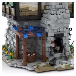 Medieval Smithy Modular Building MOC 44070 Medieval Architecture 2997Pcs Building Blocks Kids Toy The Medieval Smithy Modular Building MOC 44070