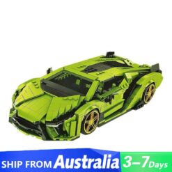 Mould King 10011 Lamborghini Sian Sports Race Car Set Building Blocks Kids Toy