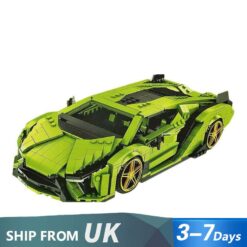 Mould King 10011 Lamborghini Sian Sports Race Car Set Building Blocks Kids Toy