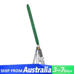 Mould King 10140 Cosmic Knight's Laser Light Sword Life-Sized Replica with Green Lighting and Holder