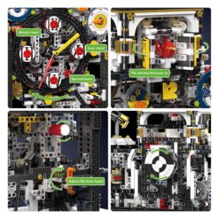 Mould King 10159 Cyberpunk Mechanical Clock With Motor 3181Pcs Building Blocks Kids Toy Mould King 10159 Cyberpunk Mechanical Clock