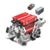 Mould King 10163 MOC Technik (W16) Two Closely Placed V8 Engines