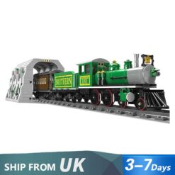 Mould King 12024 Steam Locomotive Express Railway Train with The Dashan Tunnel