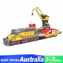 Mould King 12027 EMD SD40-2 Diesel Locomotive Rail Train with Motor