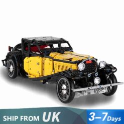 Mould King 13080 Bugatti T50 Vintage Technic Car Ideas Creator Building Blocks