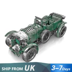 Mould King 13191 Remote Control 4.5-litre Oldtimer Model 1930s Blower Technology Clamp Car