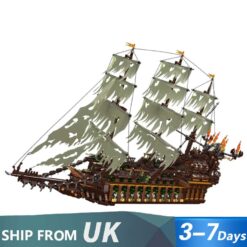 Mould King 13197 Flying Dutchman Pirate Of the Caribbean Ship Sailboat