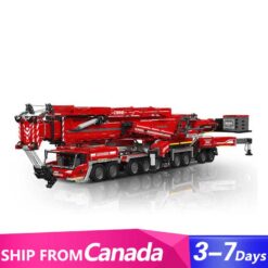 Mould King 17008 Red Liebherr LTM 11200 Remote Controlled Crane With Motor