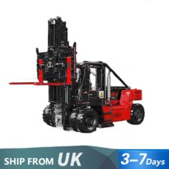 Mould King 17045 Remote Controlled Electric Red Heavy Duty Stacker Forklift With Motor
