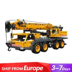 Mould King 17058 MOC Heavy Mechanical Crane Clamping