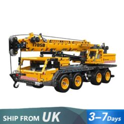 Mould King 17058 MOC Heavy Mechanical Crane Clamping