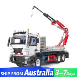 Mould King 17063 Truck-Mounted Construction Heavy Duty Pneumatic Crane