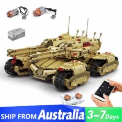 Mould King 20011 Mammoth Tank Panzer MKII Technic With Remote Control Building Blocks AU