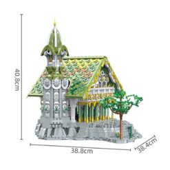 BAKA 33237 The Hall Of Waterfront The Lord of the Rings Rivendell Elf City 4155Pcs Building Blocks Kids Toy BAKA 33237 The Hall Of Waterfront The Lord of the Rings Rivendel Elf City