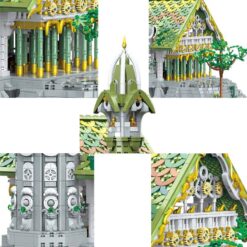 BAKA 33237 The Hall Of Waterfront The Lord of the Rings Rivendell Elf City 4155Pcs Building Blocks Kids Toy BAKA 33237 The Hall Of Waterfront The Lord of the Rings Rivendel Elf City