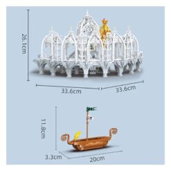 BAKA 33239 Corridor Of Wonder The Lord of the Rings Elf City Rivendell 2052Pcs Building Blocks Kids Toy BAKA 33239 Corridor Of Wonder The Lord of the Rings