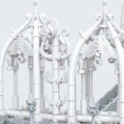 BAKA 33239 Corridor Of Wonder The Lord of the Rings Elf City Rivendell 2052Pcs Building Blocks Kids Toy BAKA 33239 Corridor Of Wonder The Lord of the Rings