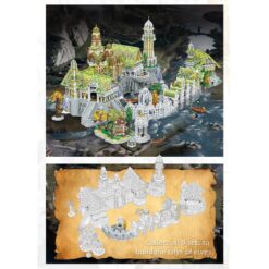 BAKA 33239 Corridor Of Wonder The Lord of the Rings Elf City Rivendell 2052Pcs Building Blocks Kids Toy BAKA 33239 Corridor Of Wonder The Lord of the Rings Elf City Rivendell