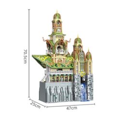 BAKA 33243 The Tower of Strength Brotherhood of Harpist The Lord of the Rings Rivendell Elf City 7140Pcs Building Blocks Kids Toy BAKA 33243 Brotherhood of Harpist The Lord of the Rings Rivendel Elf City