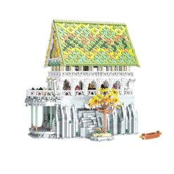 BAKA 33244 Hall Of Guests The Hengqin Brotherhood Lord of the Rings Rivendell Elf City 5044Pcs Building Blocks Kids Toy