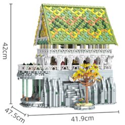 BAKA 33244 Hall Of Guests The Hengqin Brotherhood Lord of the Rings Rivendell Elf City 5044Pcs Building Blocks Kids Toy BAKA 33244 Hall Of Guests The Lord of the Rings Rivendel Elf City