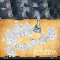 BAKA 33245 Tower of Zodiac The Lord of the Rings Rivendell Elf City 3726Pcs Building Blocks Kids Toy BAKA 33245 Tower of Zodiac The Lord of the Rings Rivendell Elf City