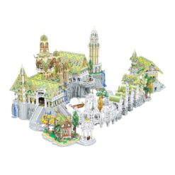 BAKA 33238 The Elven Tavern The Lord of the Rings Rivendell Elf City 2867Pcs Building Blocks Kids Toy The Rings Rivendel Elf City