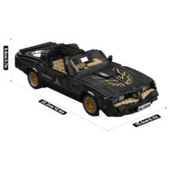 Mould King 10029 70s Convertible Firebird Muscle Car Technic 1:16 Scale 1557Pcs Building Blocks Kids Toy Mould King 10029 116 Scale 70s Convertible Firebird Muscle Car