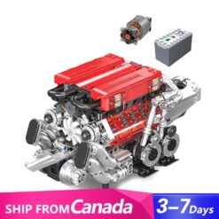 Mould King 10163 MOC Technik (W16) Two Closely Placed V8 Engines