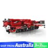 Mould King 17008 Red Liebherr LTM 11200 Remote Controlled Crane With Motor Technic 8506Pcs Building Blocks Bricks Kids Toy