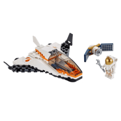 City Satellite Service NASA Mission 60224 Space Exploration 84Pcs Building Blocks Kids Toy Gift City Satellite Service Mission 60224