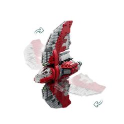 Star Wars Ahsoka Tano’s T-6 Jedi Shuttle Spaceship 75362 Ideas Creator Series 601Pcs Building Blocks Kids Toy Star Wars Ahsoka Tano’s T-6 Jedi Shuttle Spaceship 75362 Ideas Creator Series