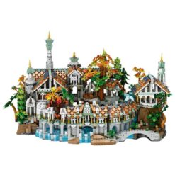 Reobrix 55015 Duskvale Sanctum The Lord of the Rings Rivendell 4406Pcs Building Blocks Kids Toy Reobrix 55015 Duskvale Sanctum The Lord of the Rings Modular Buildings